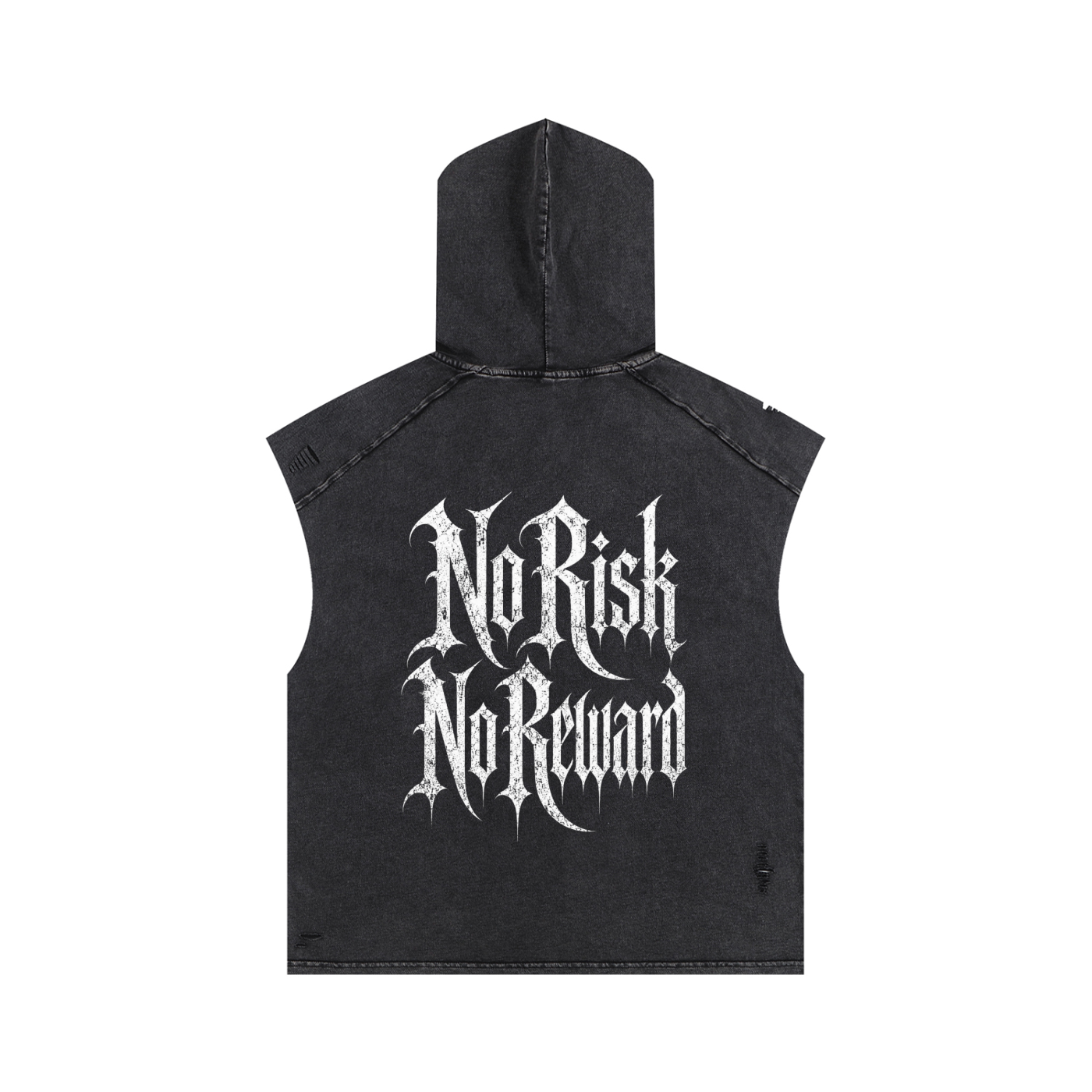 Snow Washed Boxy Hooded Tank Top