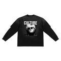 Sunfade Hand-Frayed Faux Two-Piece T-Shirt