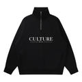 Quarter-Zip Drop Shoulder Sweatshirt