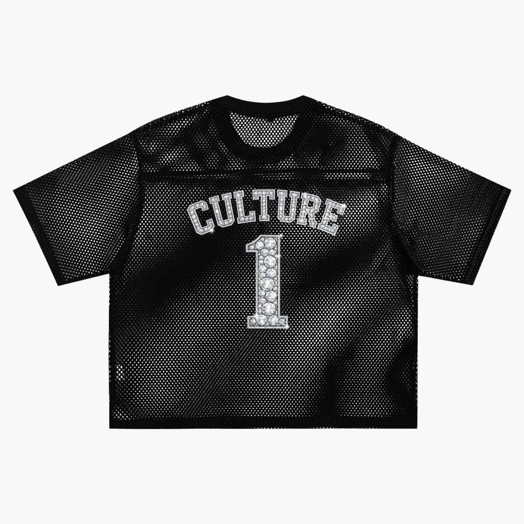 See-through Boxy Net T-Shirt