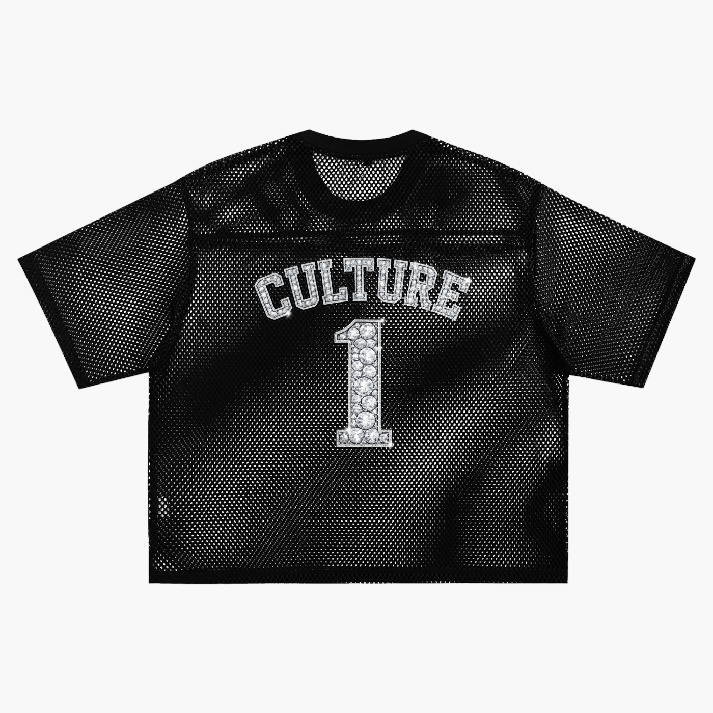 See-through Boxy Net T-Shirt