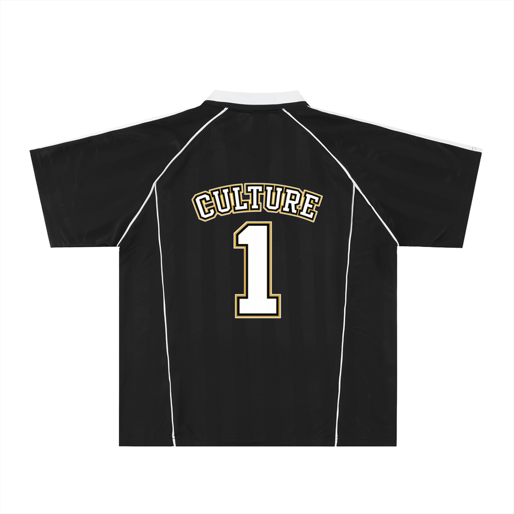 Shadow Stripe Collared Soccer Jersey