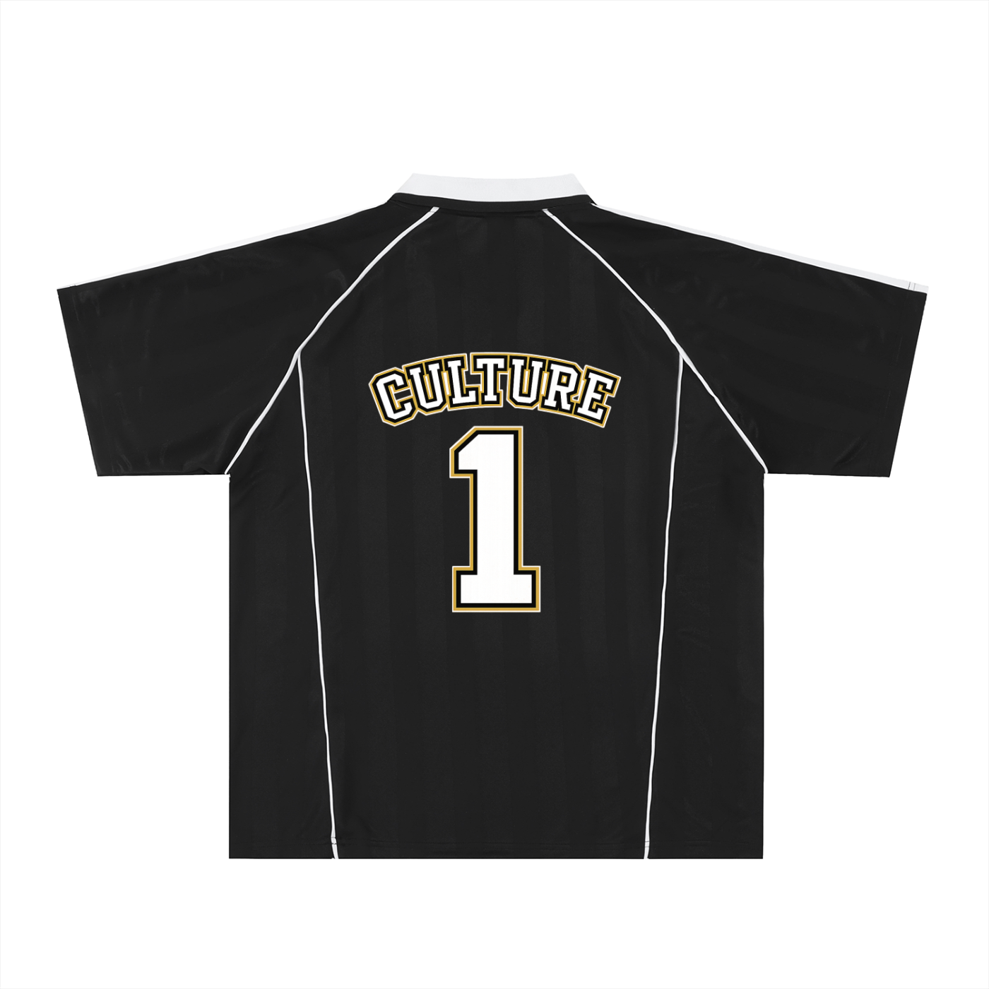 Shadow Stripe Collared Soccer Jersey