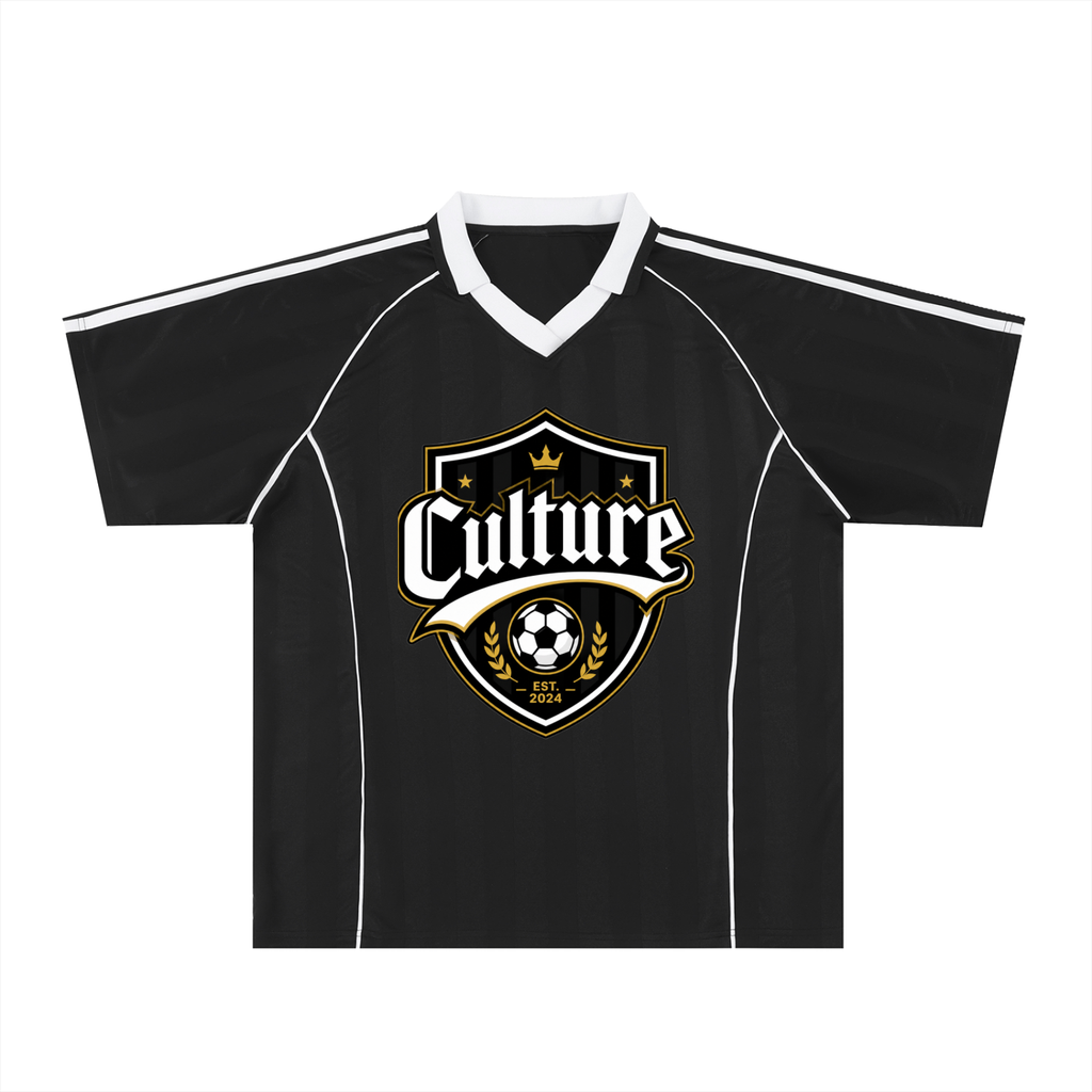 Shadow Stripe Collared Soccer Jersey